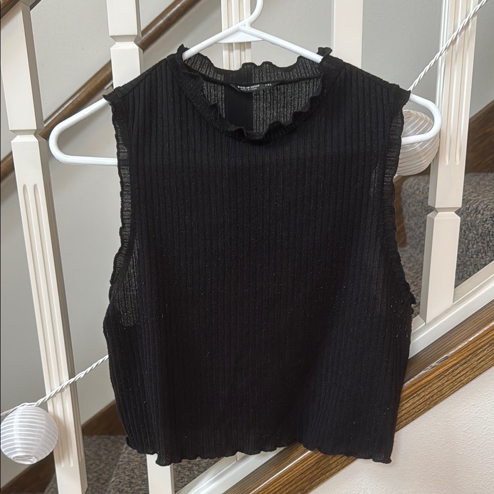 Black Sleeveless Top